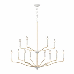 Breezeway - 12 Light Chandelier In Coastal Style-37.75 Inches Tall and 40 Inches Wide - 1284479