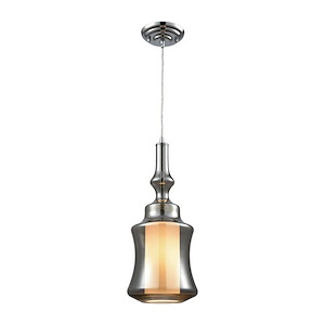Alora - 1 Light Mini Pendant in Modern/Contemporary Style with Retro and Mid-Century Modern inspirations - 18 Inches tall and 8 inches wide - 613866