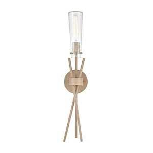 Stix - 1 Light Wall Sconce in Transitional Style with Nature-Inspired/Organic and Mid-Century Modern inspirations - 29 Inches tall and 5 inches wide