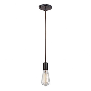 Menlow Park - 1 Light Mini Pendant in Transitional Style with Urban/Industrial and Modern Farmhouse inspirations - 3 Inches tall and 2 inches wide