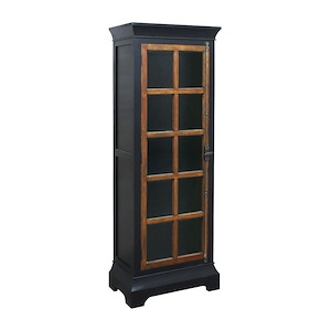 Modern America - Traditional Style w/ ModernFarmhouse inspirations - Wood and Wood Composite 1-Door Cabinet - 78 Inches tall 29 Inches wide