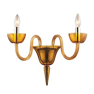 Vidriana - 2 Light Wall Sconce-16 Inches Tall and 16 Inches Wide