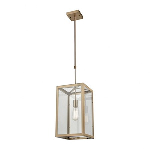 Parameters - 1 Light Chandelier in Modern/Contemporary Style with Modern Farmhouse and Urban inspirations - 57 Inches tall and 10 inches wide