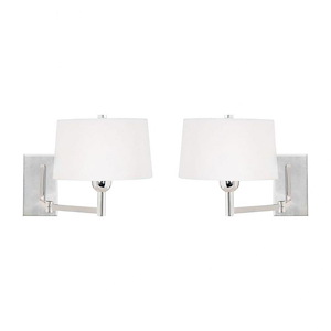 2 Light Swing Arm Wall Sconce (Set of 2)