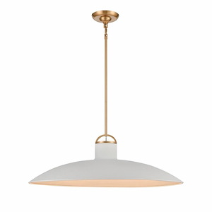 Surf - 1 Light Pendant In Modern Style-9 Inches Tall and 27 Inches Wide - 1118357