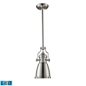 Chadwick - 1 Light Mini Pendant in Transitional Style with Urban/Industrial and Country/Cottage inspirations - 14 Inches tall and 8 inches wide - 1208897