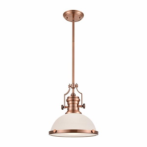 Chadwick - 1 Light Pendant In Industrial Style-14 Inches Tall and 13 Inches Wide - 1273587