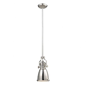 Chadwick - 1 Light Mini Pendant in Transitional Style with Urban/Industrial and Country/Cottage inspirations - 14 Inches tall and 8 inches wide - 749724