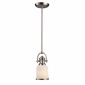 Brooksdale - 1 Light Light Mini Pendant In Traditional Style-11 Inches Tall and 5 Inches Wide