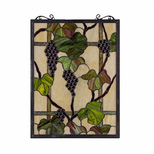 Grape - Plaque Wall Art-23.75 Inches Tall and 18 Inches Wide