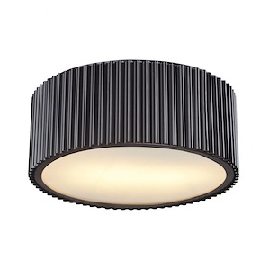 Brendon - 2 Light Flush Mount in Modern/Contemporary Style with Urban/Industrial and Modern Farmhouse inspirations - 5 Inches tall and 13 inches wide