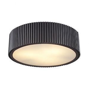 Brendon - 3 Light Flush Mount in Modern/Contemporary Style with Urban/Industrial and Modern Farmhouse inspirations - 5 Inches tall and 17 inches wide - 459539