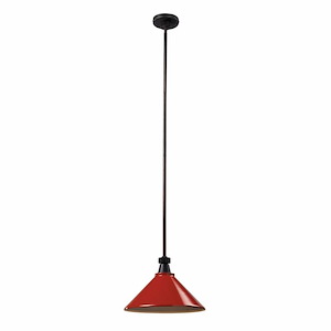 Boulton - 1 Light Pendant-9 Inches Tall and 14 Inches Wide - 1303288