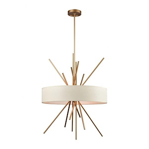 Xenia - 5 Light Chandelier in Modern/Contemporary Style with Mid-Century and Retro inspirations - 32 Inches tall and 25 inches wide