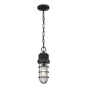 Darby - 1 Light Mini Pendant-14 Inches Tall and 5 Inches Wide