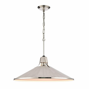 Danique - 1 Light Pendant In Modern Style-10 Inches Tall and 24 Inches Wide