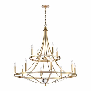 Noura - 12 Light Chandelier In Traditional Style-41.5 Inches Tall and 40 Inches Wide - 1284649