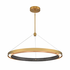 Fagan - 47W LED Pendant In Modern Style-16.5 Inches Tall and 34 Inches Wide