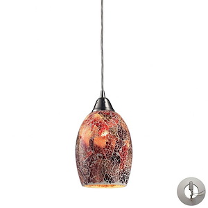 Avalon - 1 Light Pendant in Transitional Style with Luxe/Glam and Boho inspirations - 5 Inches tall and 5 inches wide - 408735