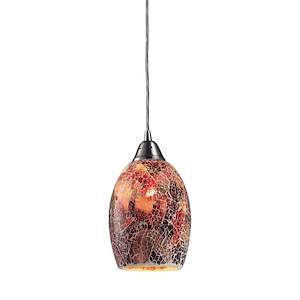 Avalon - 9.5W 1 LED Mini Pendant in Transitional Style with Luxe/Glam and Boho inspirations - 5 Inches tall and 5 inches wide - 1208940