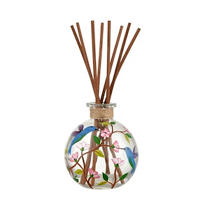 Hummingbird - Reed Diffuser In Traditional Style-4 Inches Tall and 3.5 Inches Wide