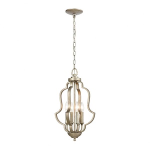 Lanesboro - 4 Light Pendant in Traditional Style with French Country and Country/Cottage inspirations - 21 Inches tall and 12 inches wide - 921428