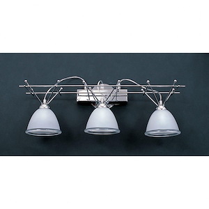 3 Light Wall Sconce-8 Inches Tall and 26 Inches Wide