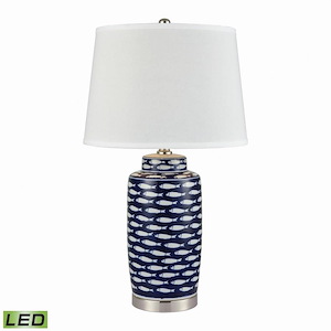 Azul Baru - 9W 1 LED Table Lamp In Glam Style-27 Inches Tall and 16 Inches Wide - 1303355