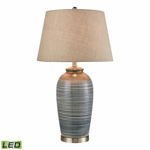 Monterey - 9W 1 LED Table Lamp In Modern Style-30.5 Inches Tall and 17 Inches Wide