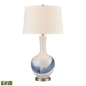 Kircubbin - 9W 1 LED Table Lamp-32 Inches Tall and 17 Inches Wide