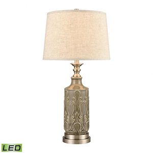 Strangford - 9W 1 LED Table Lamp-32 Inches Tall and 16 Inches Wide