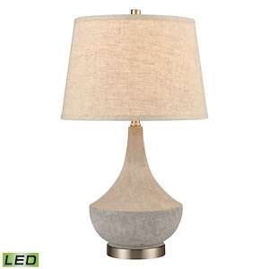 Wendover - 9W 1 LED Table Lamp-25 Inches Tall and 15 Inches Wide