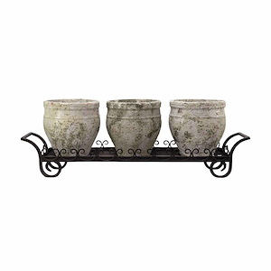 Northgate - Triple Planter-13 Inches Tall and 39 Inches Wide