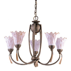Villa D&#39;Eleganza - 5 Light Chandelier In Traditional Style-20 Inches Tall and 24 Inches Wide