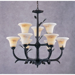 Lacombe - 2-Tier Chandelier-1 Inches Tall