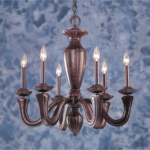 6 Light Chandelier-1 Inches Tall