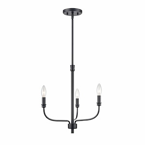 Newland - 3 Light Chandelier In Traditional Style-17.5 Inches Tall and 17 Inches Wide