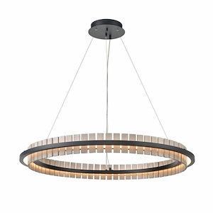 Hugo - 36W LED Pendant In Coastal Style-3.5 Inches Tall and 36 Inches Wide