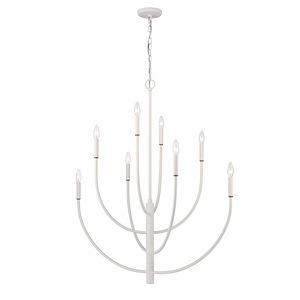 Continuance - 8 Light Chandelier In Modern Style-42 Inches Tall and 36 Inches Wide - 1273957