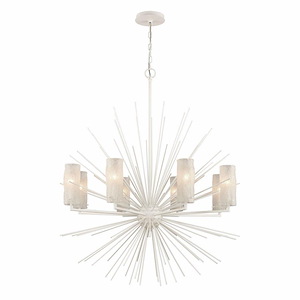 Sea Urchin - 8 Light Chandelier In Coastal Style-41 Inches Tall and 34 Inches Wide - 1118333