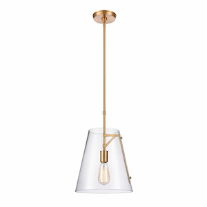 Trustle - 1 Light Pendant In Modern Style-12 Inches Tall and 11 Inches Wide - 1118377