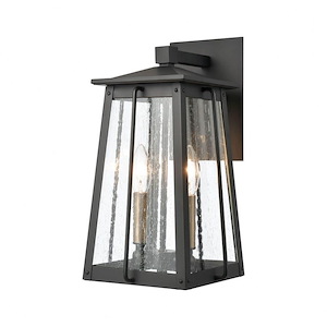 Kirkdale - 2 Light Outdoor Wall Sconce In Glam Style-15 Inches Tall and 9 Inches Wide