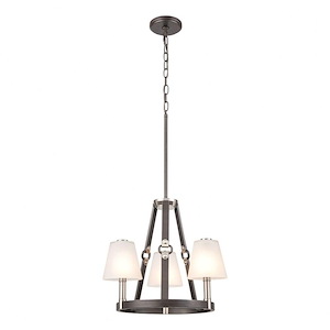 Armstrong Grove - 3 Light Chandelier In Coastal Style-16 Inches Tall and 18 Inches Wide - 1273850