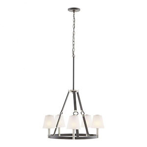 Armstrong Grove - 5 Light Chandelier In Industrial Style-20 Inches Tall and 25 Inches Wide - 1273709