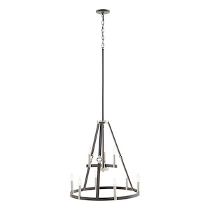Armstrong Grove - 9 Light Chandelier In Farmhouse Style-27 Inches Tall and 25 Inches Wide - 1273626