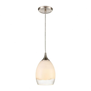 Cirrus - 1 Light Mini Pendant in Modern/Contemporary Style with Coastal/Beach and Boho inspirations - 11 Inches tall and 6 inches wide