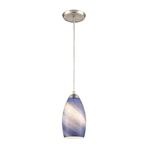 Planetario - 1 Light Mini Pendant In Modern Style-9 Inches Tall and 5 Inches Wide