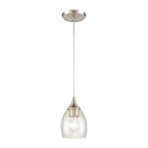 Miranda - 1 Light Mini Pendant In Modern Style-8 Inches Tall and 5 Inches Wide