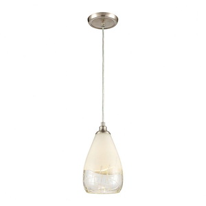 Sugarcoat - 1 Light Mini Pendant In Modern Style-11 Inches Tall and 6 Inches Wide