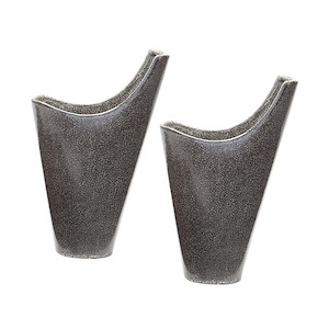 Reaction - Candle Holder (Set of 2) In Glam Style-10 Inches Tall and 8.5 Inches Wide